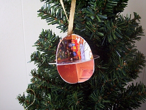 Christmas ornament paper craft