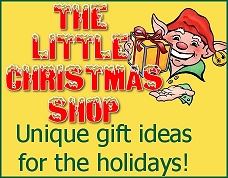 Visit the Little Christmas Shop for your holiday needs! Christmas, Winter Solstice, Saturnalia, Hanukkah, Yule Greeting cards, ornaments and calendars, Christmas gifts and much more for your holiday needs!