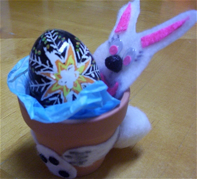 Easter Bunny Flower Pot craft for kids