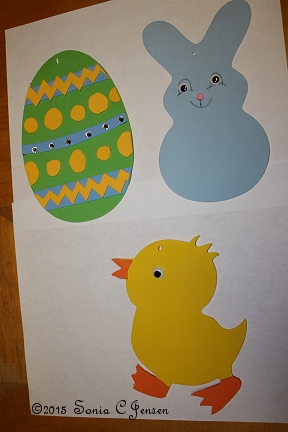 Easter foam decorating instructions
