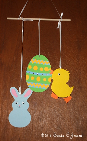 Free Easter Mobile craft instructions