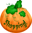 Halloween shopping for spooky party decorations, t-shirts and costumes